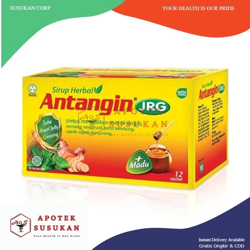 

Antangin JRG Plus Jahe Merah Cair 1 box 12 Sachet