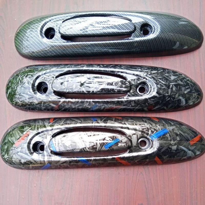 cover tutup knalpot carbon Scoopy fi 2013-2016