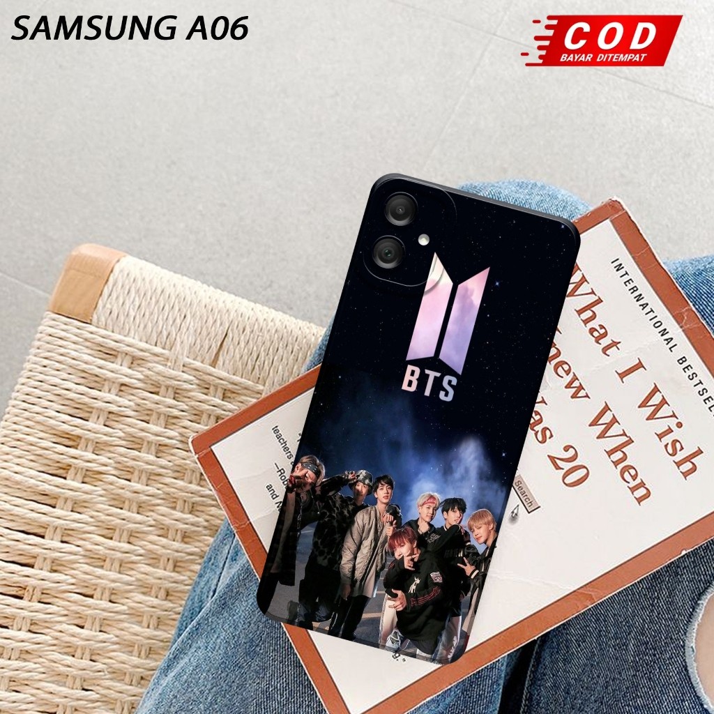 (01) SAMSUNG A06  Procamera Case motif bts handsome (type lain via chat)