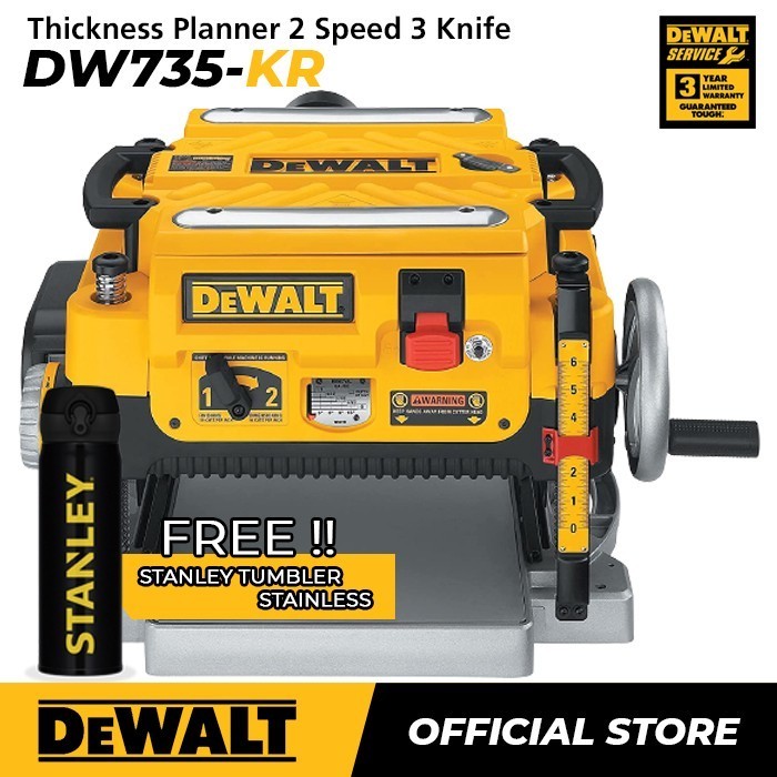 Dewalt Thickness Planer / Mesin Serut Duduk Listrik 2000-2200W DW735
