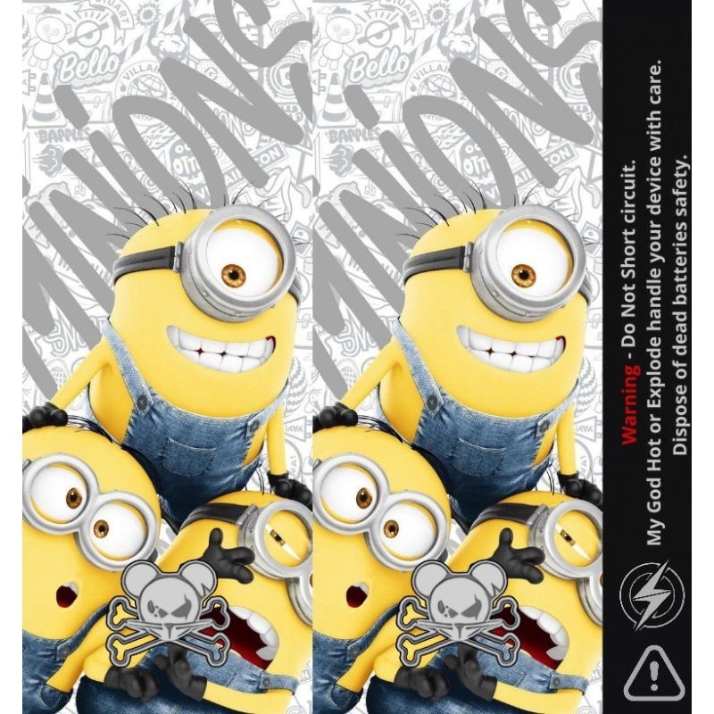 

MARKASDECAL - Pelindung Baterai - Stikerskin Wrap Baterai 18650 Motif Vm Cartoon Full Motif Desain Dan Anti Gores