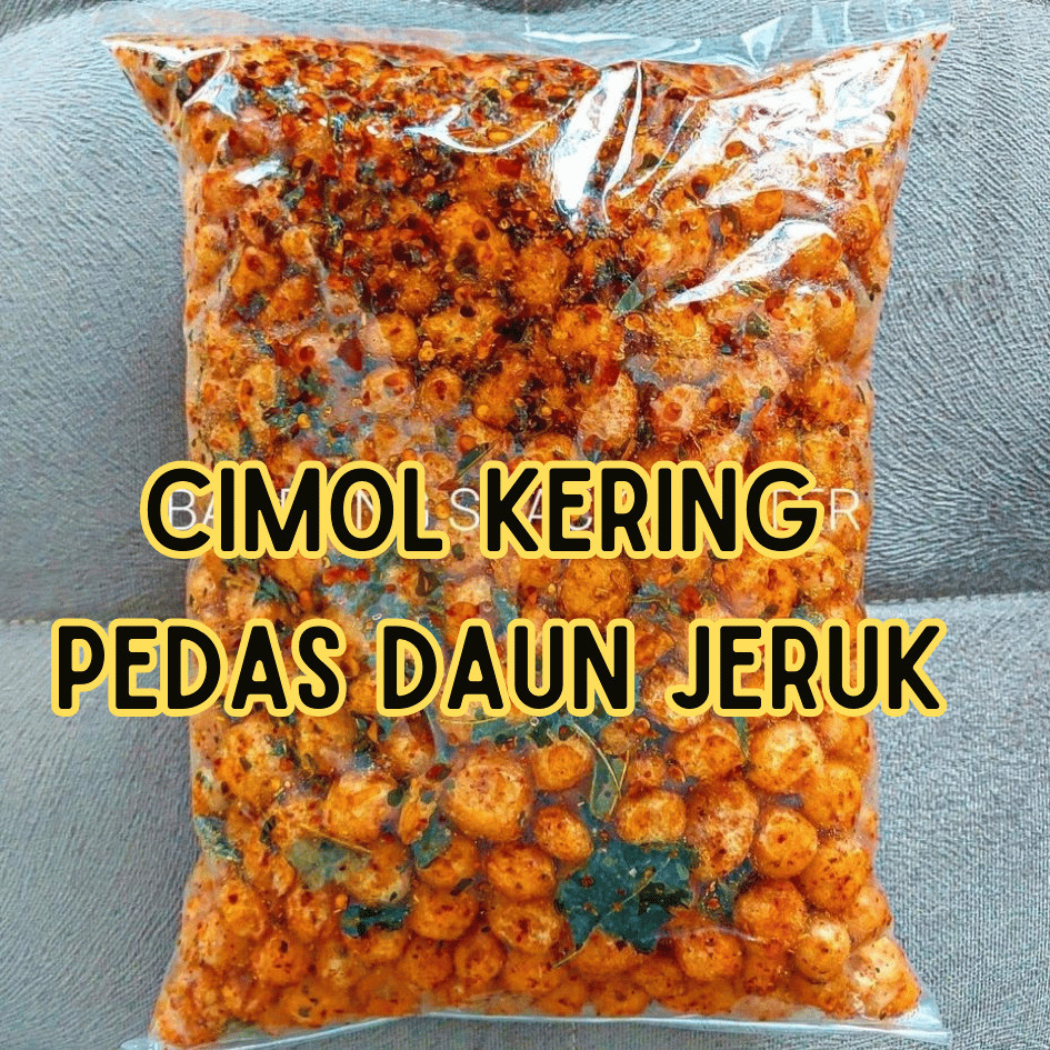 

TERMURAH PROMO CIMOL KERING PEDAS DAUN JERUK / CIMOL PEDAS DAUN JERUK / CIMOL KERING 1Kg