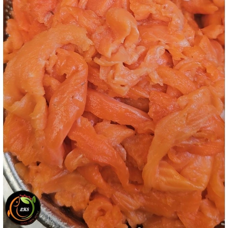 

Salmon Scrape Norwey/ Sushi Grade / Bahan Bubur Organik