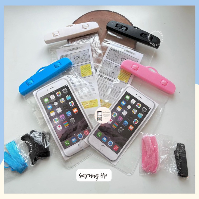 ACEH.GAIS 130671 Waterproof | Sarung Hp Anti Air | Case Cover Pelindung Tas Plastik HP Smartphone An