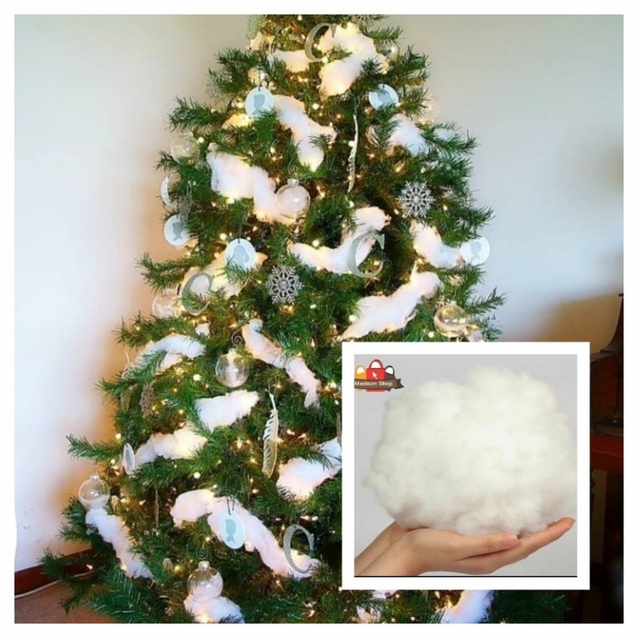 

KAPAS SALJU POHON NATAL MURAH HIASAN NATAL KAPAS PUTIH PREMIUM