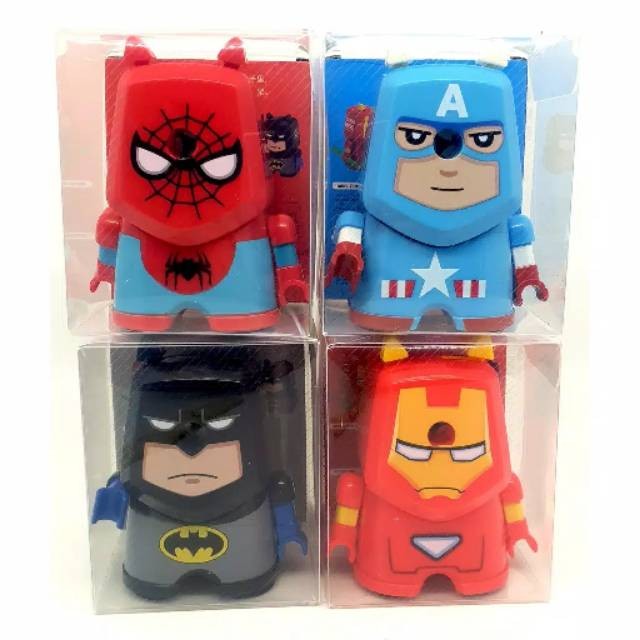 

SERUTAN PUTAR PLASTIK BERKARAKTER SUPER HERO 1 PCS