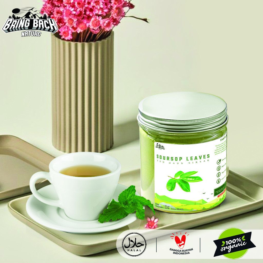 

TEH DAUN SIRSAK 160gr ATASI KANKER DAN ASAM URAT HERBAL ALAMI / TEH DAUN SIRSAK ORIGINAL ATASI GULA DARAH DAN NYERI SENDI REMATIK