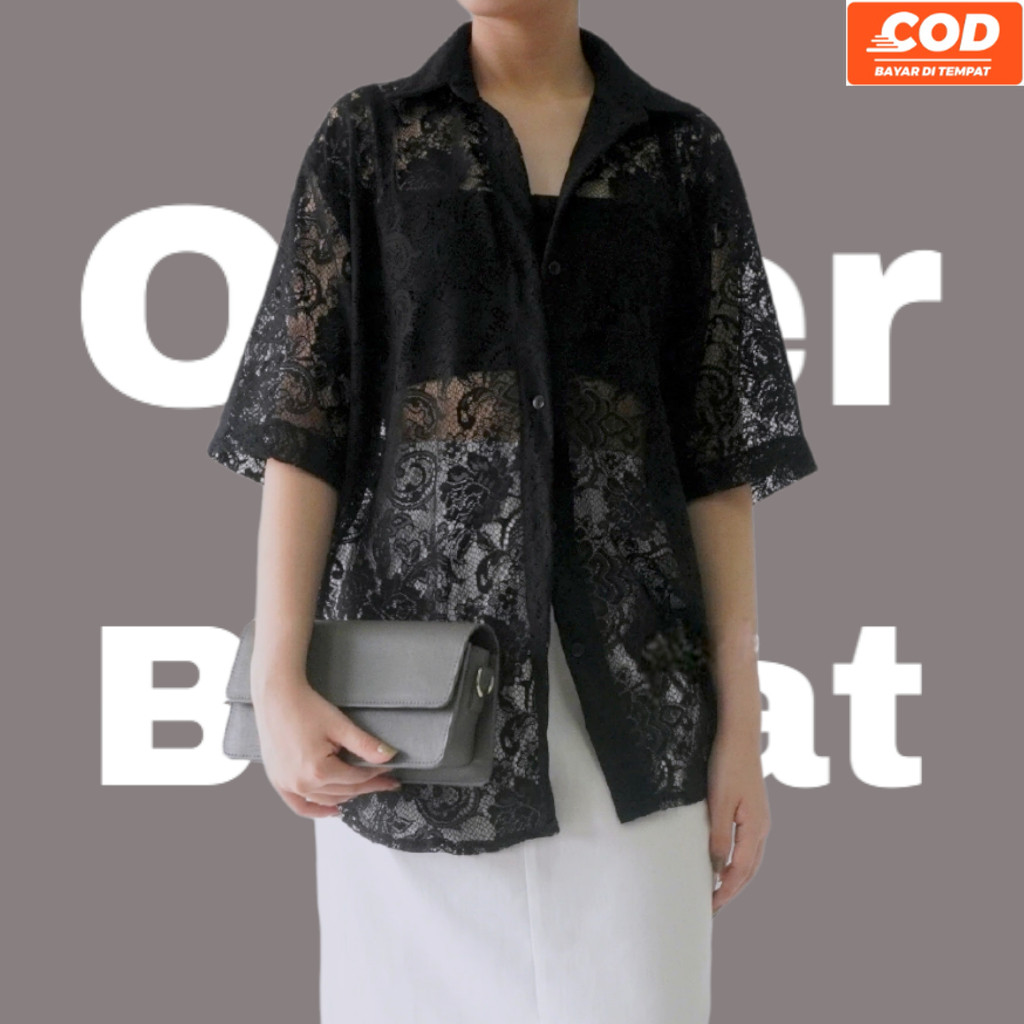 outer brokat | outer brokat kondangan kekinian | outer brokat premium | hitam