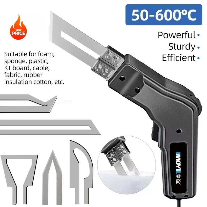 

Electric Hot Knife Rope Cutter Fabric Cutting Tool Heat Cutter Heat Sealer forSponge Cloth Board Webbing Continuous Working