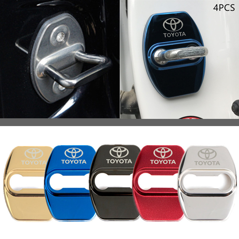 

Car Stainless Steel Cover for toyota camry chr corolla rav4 yaris Prado Land Cruiser FJ sticker accessories car styling