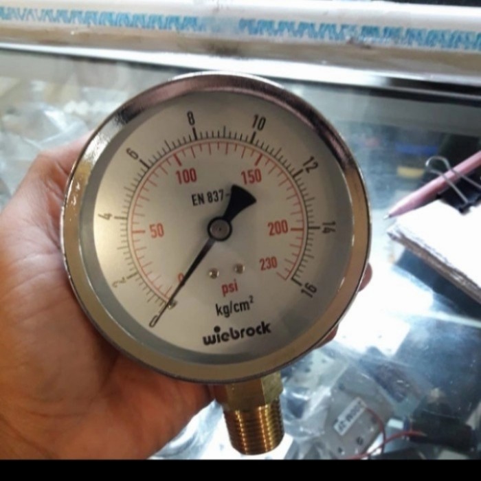 pressure gauge wiebrock 10" 10