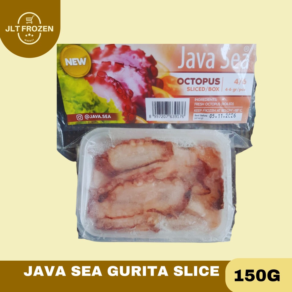 

Java Sea Gurita Slice / Gurita Potong / Matang ./ Octopus / Sudah Bersih / Frozen Kemasan 150G