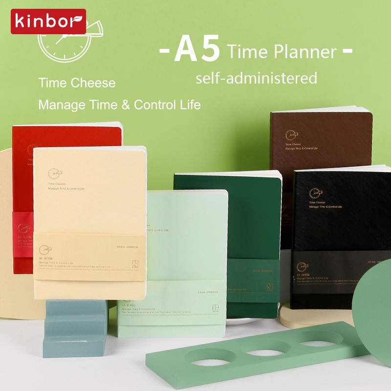 

Kinbor Notebook Journal A5 Self-filling Budget Planner Money Organizer Agenda 2024, Writing Note-Taking Office School Stationery