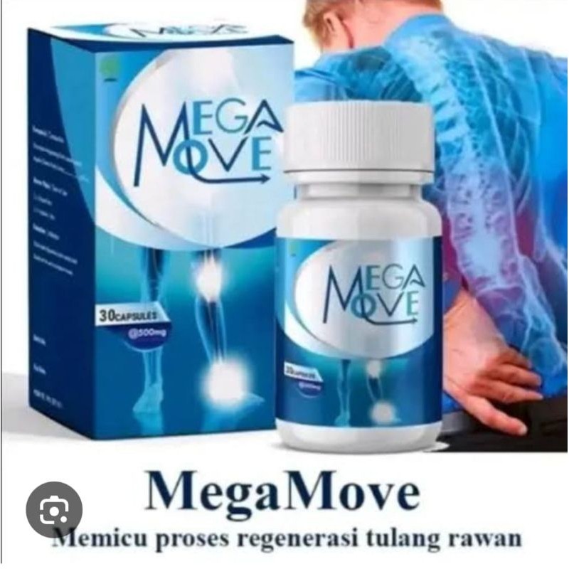 Megamove Asli Obat Sendi Megamove Original 100% Herbal Ampuh Berkualitas Halal BPOM
