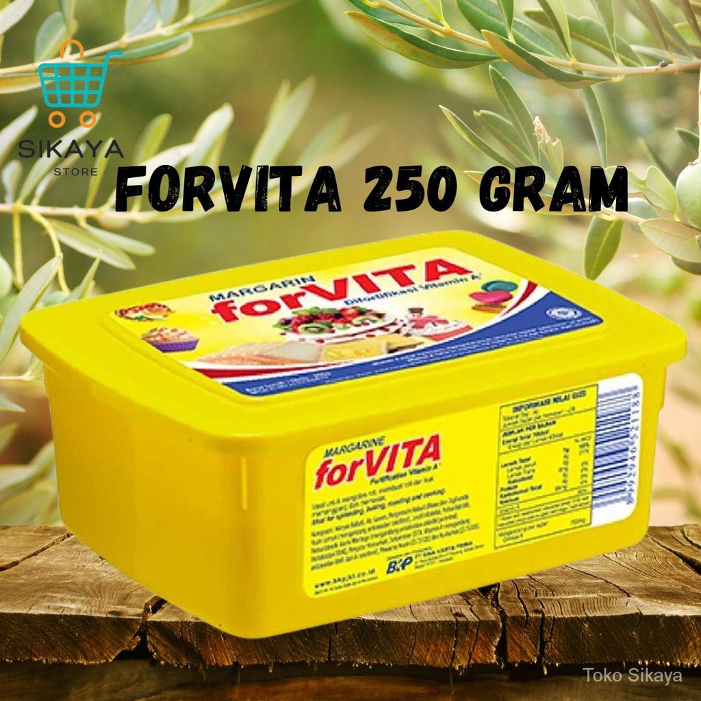 

Forvita 250gr margarin box kiloan murah 200gr