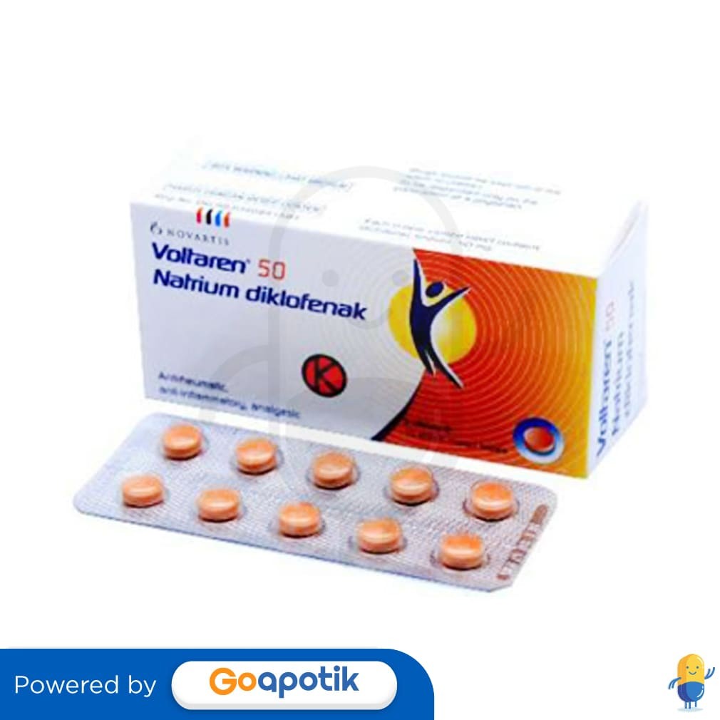 Voltaren 50 Mg Box 50 Tablet