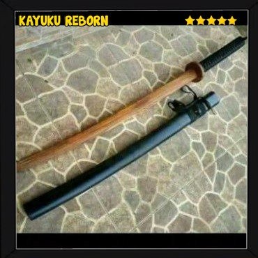 katana boken mainan pedang kayu jati istimewa termurah One
