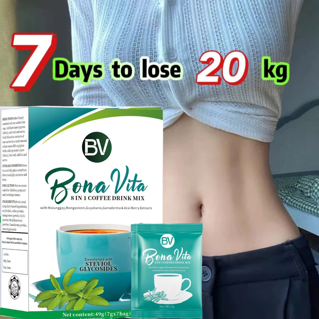 

Bona vita 8-in-1 Coffee Collagen Coffee Kopi Diet Enzim Pelangsing Tubuh Penghancur Lemak Instant Coffee Robusta Collagen Detoksifikasi Dan Turunkan Berat Badan Membakar Lemak Kurangi Nafsu Makan