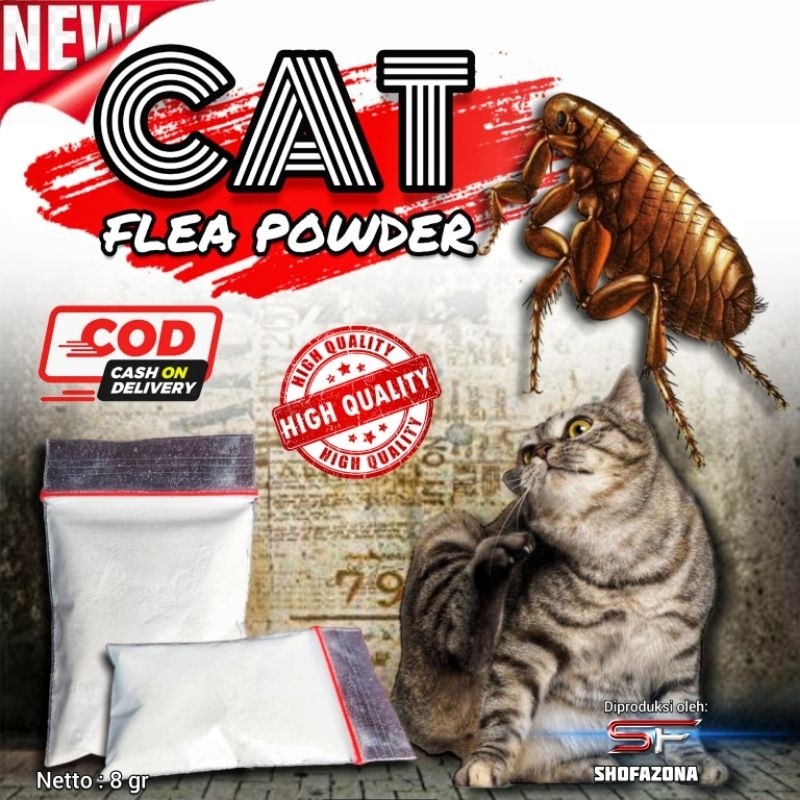 Obat Kutu Kucing Anjing Paling Ampuh Bedak Kutu Kucing Anjing 1 Menit Rontok Kutu Lompat Pinjal dll