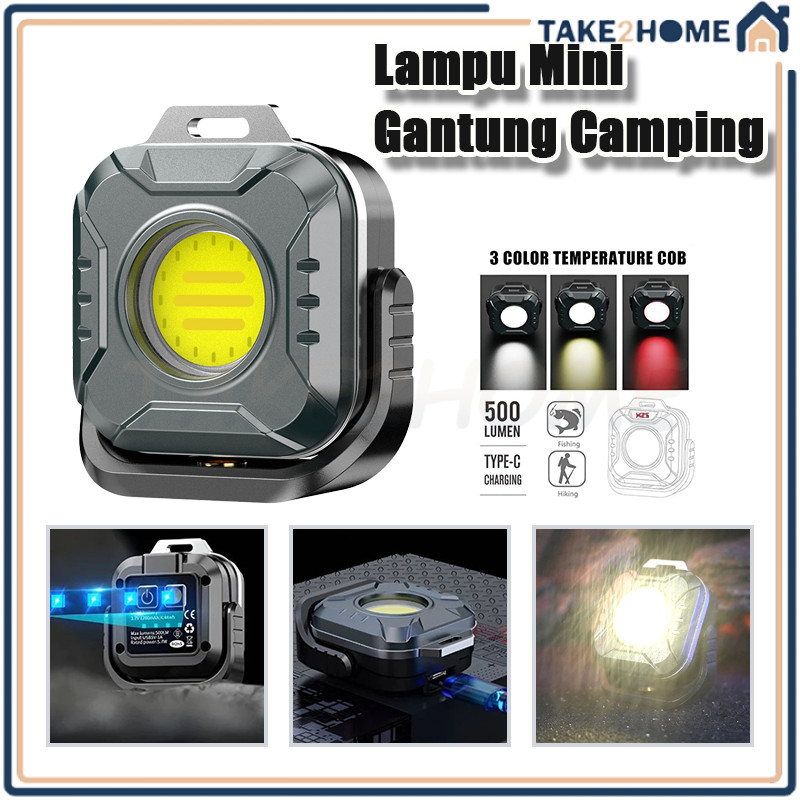 3 Temperatur LED Light COB/COB Lampu Emergency Gantung Portable/Kerja COB Mini Portabel Lampu Darura