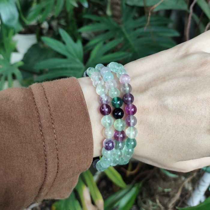 Crystal Cosset Fluorite Bracelet
