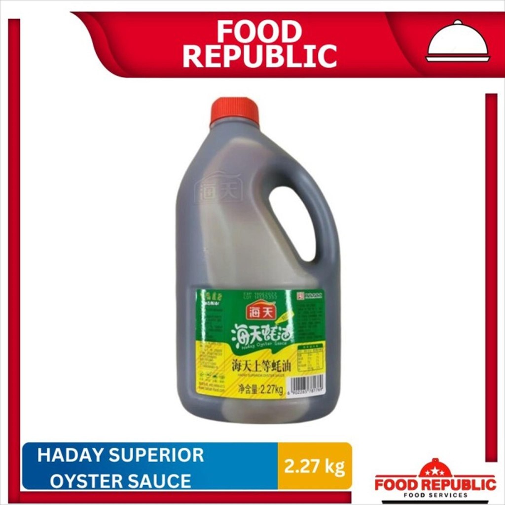 

Haday Superior Oyster Sauce 2.27 Kg Hai Tian Saus Tiram khas China