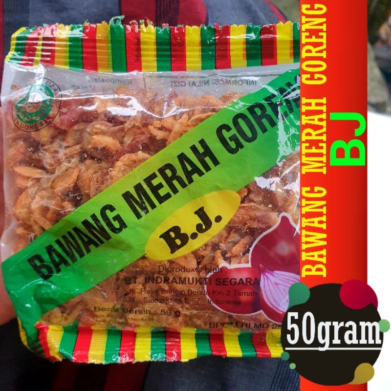 

[Jual Per sachet] Bawang Merah Goreng BJ 50gr