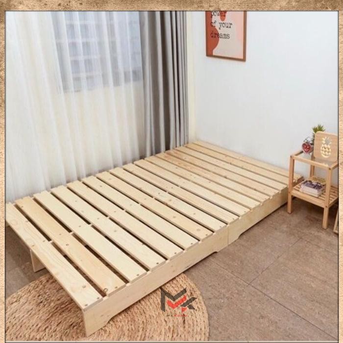 Dipan Tempat Tidur Dipan Kasur Pallet Kayu Tatakan - 100x200