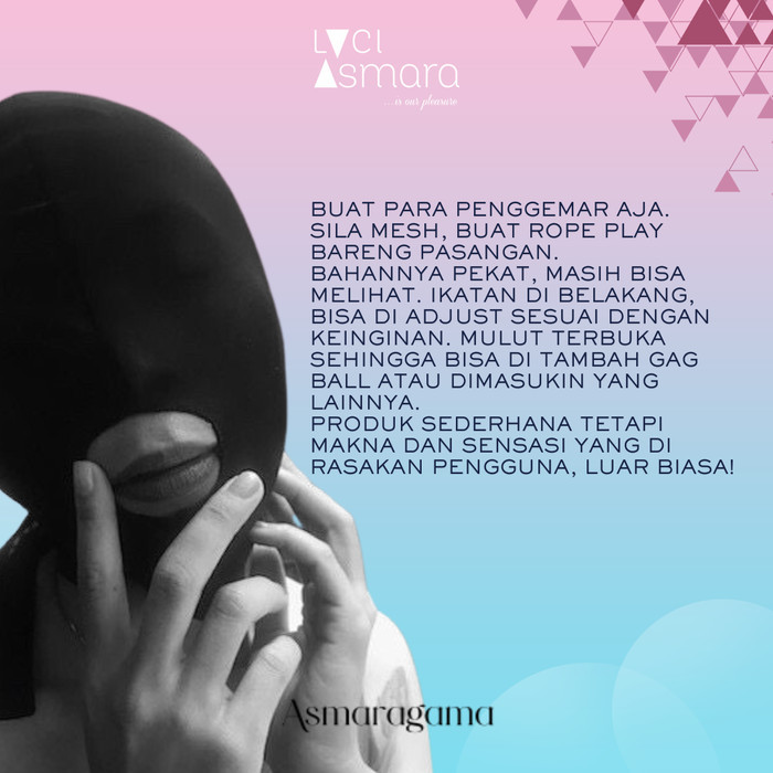 NEW -Asmaragama Sila Mesh Open Mouth Hood