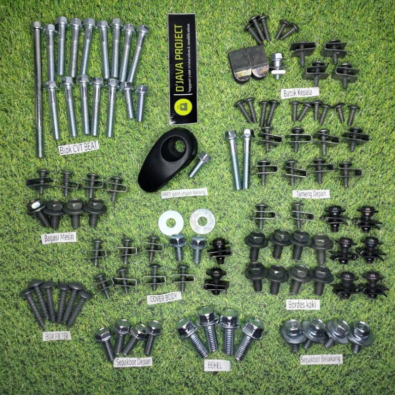 baut beat karbu / baut Honda beat karbu / baut full body beat karbu lengkap