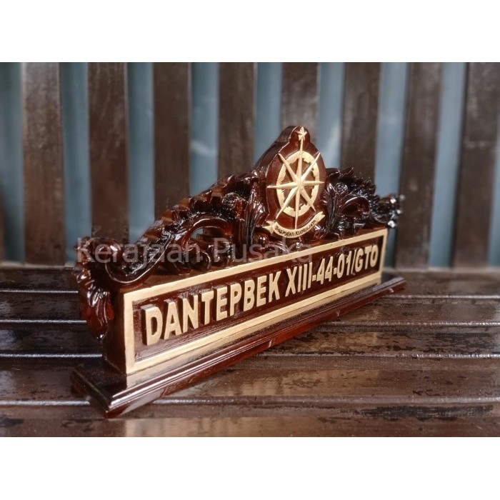

PAPAN NAMA MEJA UKIR + PAPAN NAMA UKIR KAYU JATI + PAPAN NAMA TNI KP343
