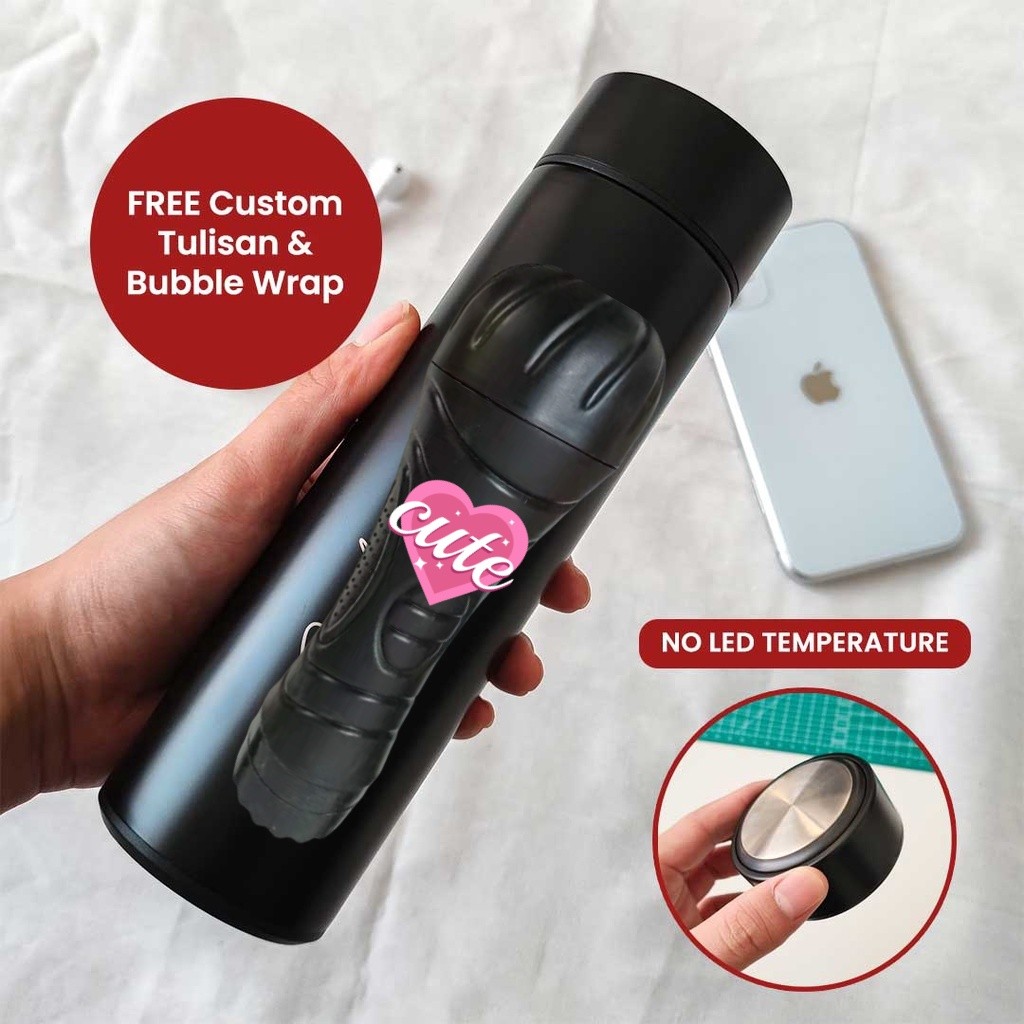 COD Custom Nama Tumblr Stainless Grafir Logo Botol Minum Custom Tulisan Nama Atau Logo