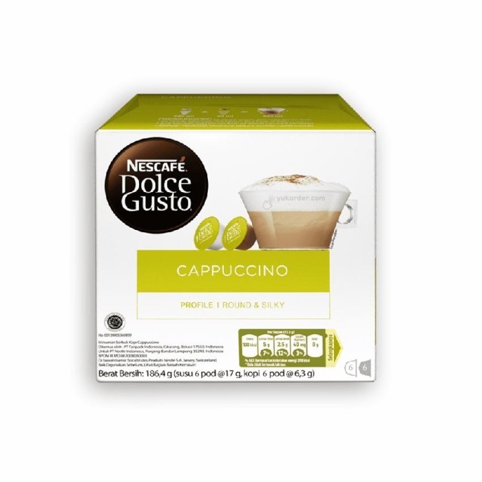 

NESCAFE DOLCE GUSTO CAPPUCCINO - 3 AUG 25