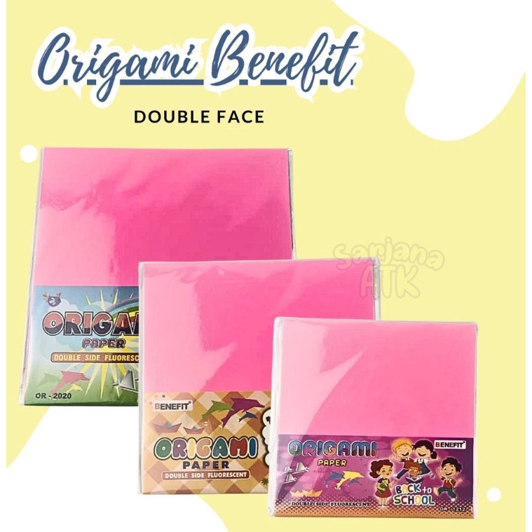 

Kertas Lipat Bolak Balik / Origami Paper Double Side