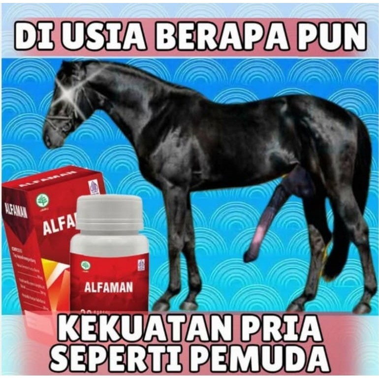 Alfaman Original 100% Asli Resmi BPOM ALfamen Suplemen Pria Tahan Lama