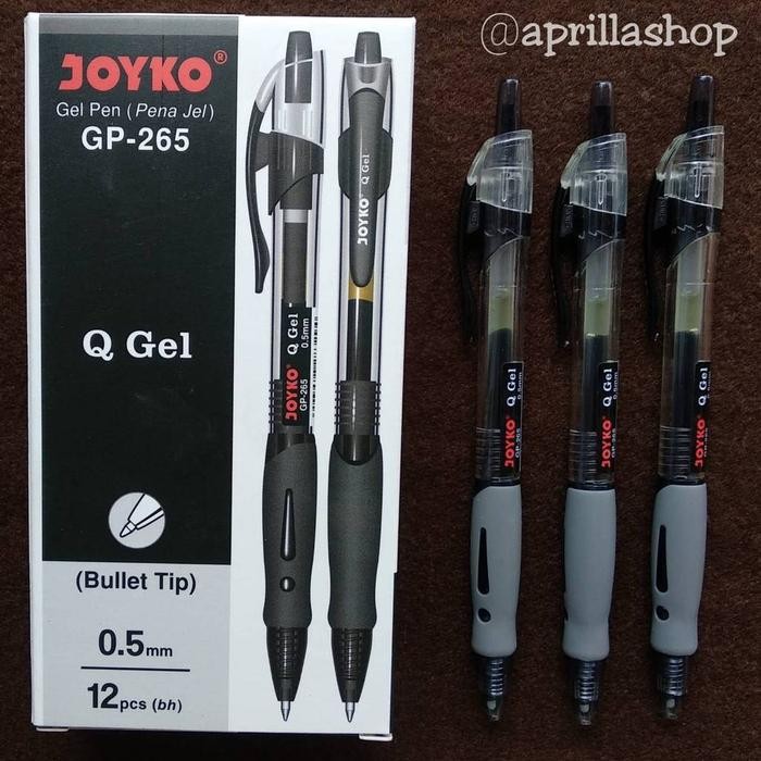 

[Promo]-BEST SELLER Pulpen Joyko Q Gel 0.5mm Cetek ( 1 lusin/12 pulpen) - pen Qjel Grosir