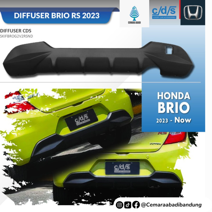 BODY KIT  BELAKANG| DIFFUSER HONDA BRIO RS 2023