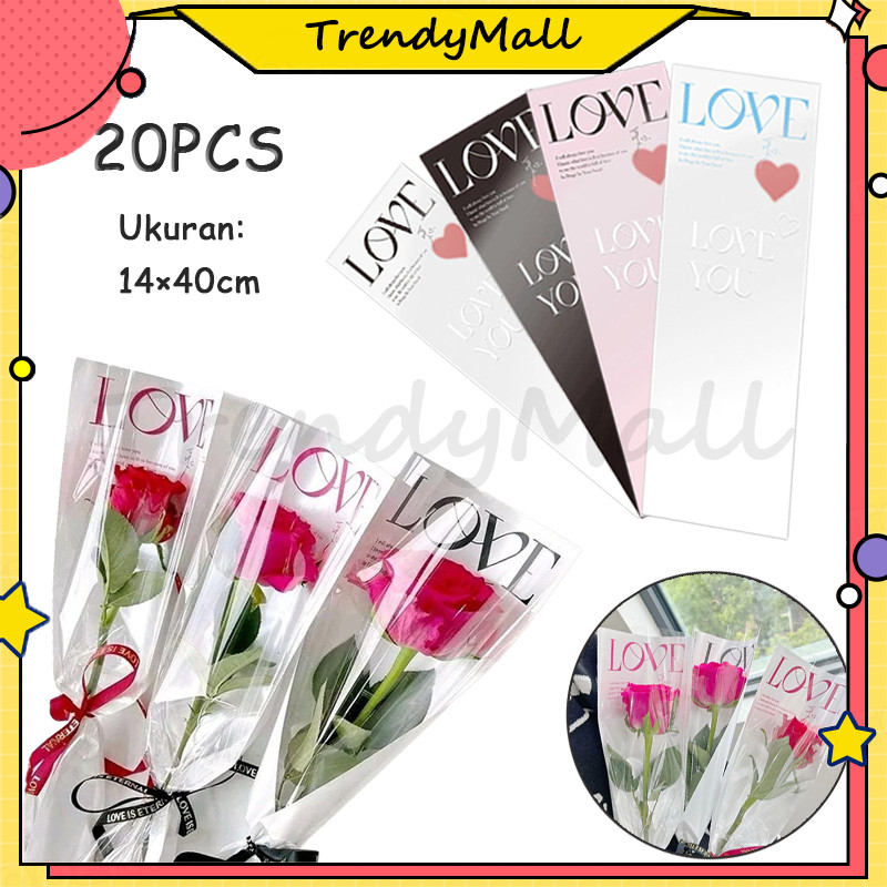 

1 pack 20 lembar Plastik Kertas Bunga Bucket Berbagai Warna Motif ( HANYA PLASTIK KERTAS )/Single Flower Wrapping Celloph
