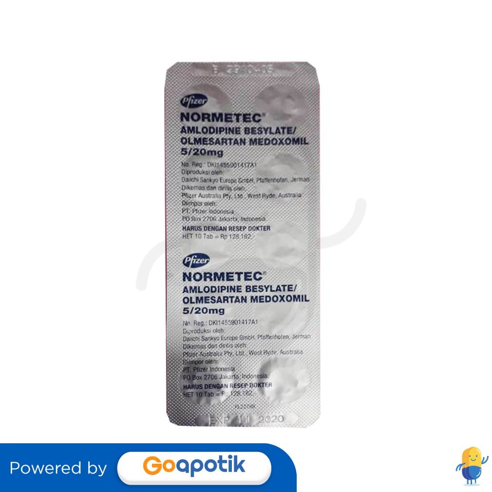 Normetec 5/20 Mg Strip 10 Tablet