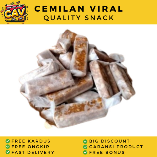 

CAV PERMEN NOGA KACANG 100g Caramel Nut Bar Teng Teng Kacang Ampyang Ting Ting Permen Kacang