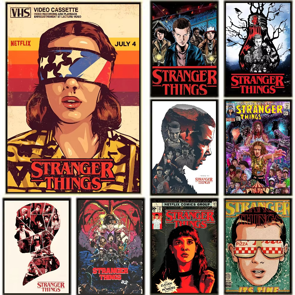 

1PCS Stranger Things Full Round/Square drill 5D DIY Diamond Painting Art Mosaic Home Decor Gifts frameless