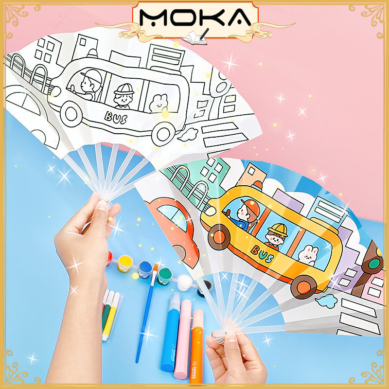 

MOKA KIPAS LIPAT DIY PAINTING / MEWARNAI KIPAS LIPAT MAINAN YANG SERU UNTUK ANAK MKA17