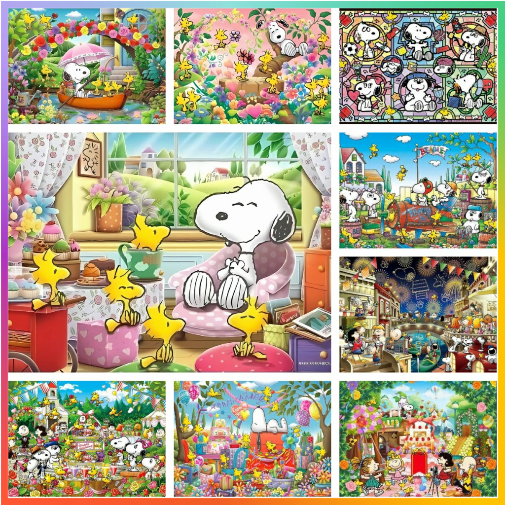 

Kawaii Snoopy Cute Cartoon Dog Diamond Painting 5D DIY Art Cross Stitch Creation Mosaic Embroidery Home New Arrivals Handcraft