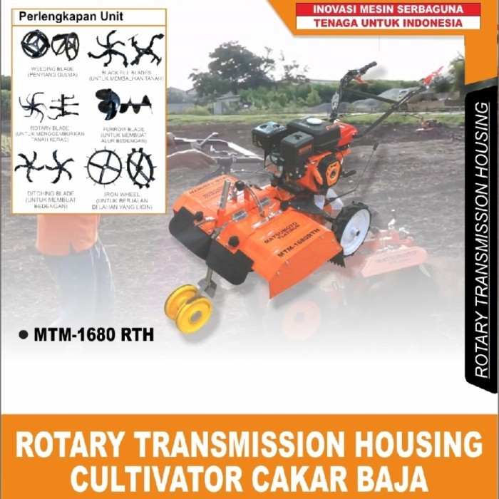 Mesin Traktor Cultivator MATSUMOTO MTM 1680 RTH