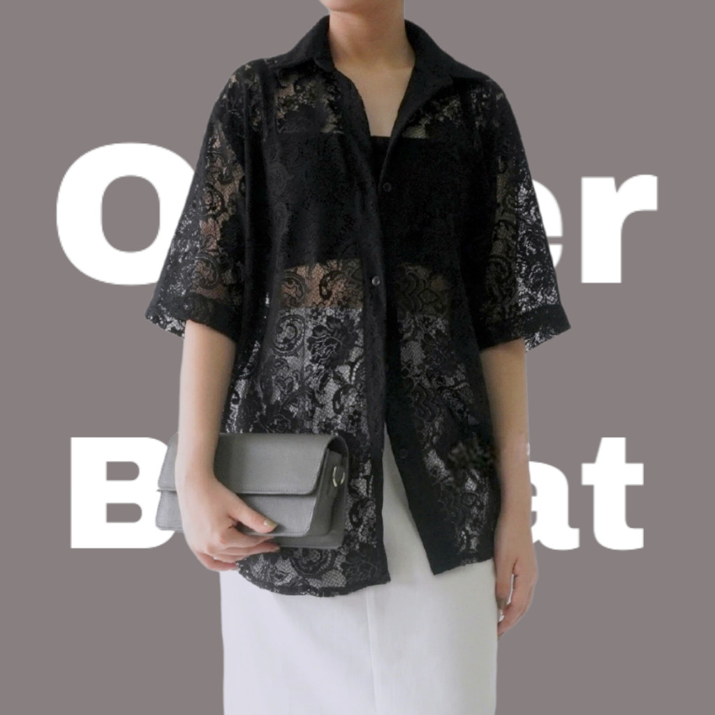 outer brokat | outer brokat kondangan kekinian | outer brokat premium | hitam Terbaru