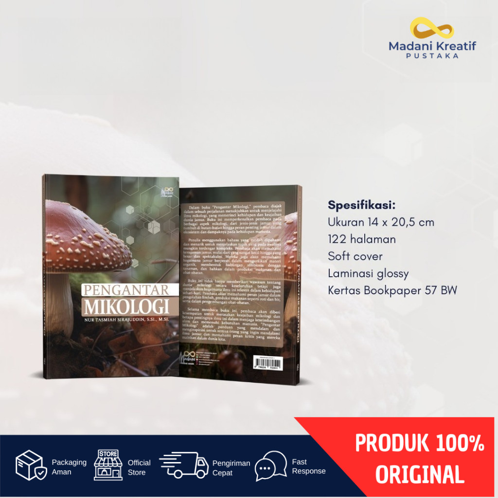 

Buku Pengantar Mikologi - Nur Tasmiah Sirajuddin - Madani Pustaka