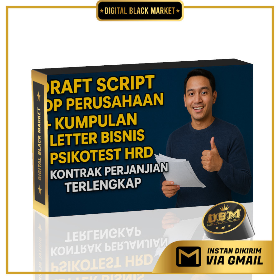 ID88002 - Draft Script Sop Perusahaan + Kumpulan Surat Bisnis + Psikotest Hrd + Kontrak Perjanjian T