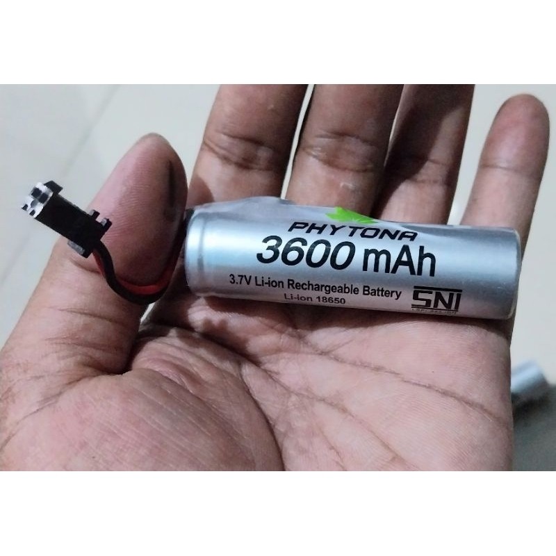 ORANSHOP baterai charger phytona 3600 mah socket 2 hitam