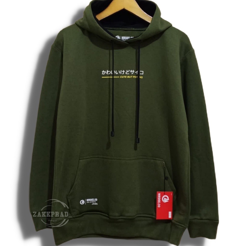 TERMURAH  COD Jaket Sweater Hoodie Pria Distro MR.DEE Risleting Ziper Original Big Size Jumbo M - XX