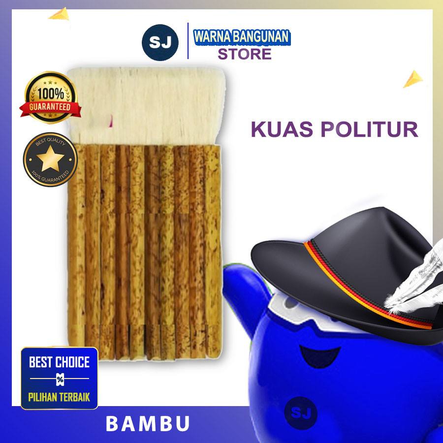 

BAMBOO FLAT BRUSH KUAS BAMBU SEJAJAR\